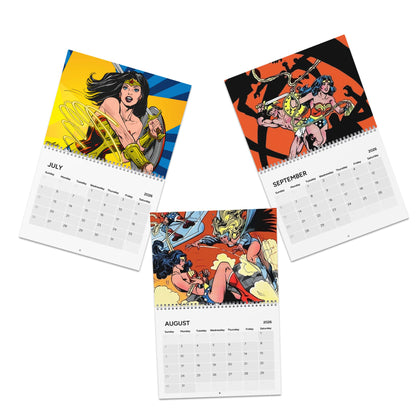 Wonder Woman Calendar (2026) - Bronze Age Art - Pre-Crisis DC Comics - Diana Prince of Paradise Island