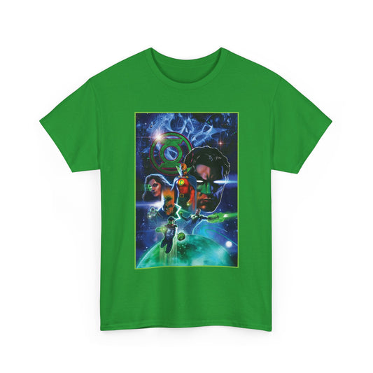 Green Lantern T-Shirt - Liam Sharp Art - Alan Scott, Hal Jordan, Kyle Rayner - DC Comics