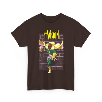 Vision T-Shirt - George Perez Art - Avengers Member - Scarlet Witch Husband - Android - Marvel Comics