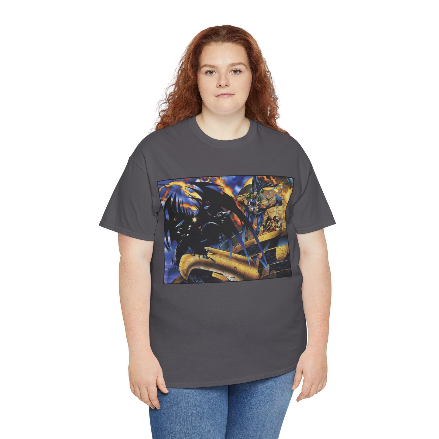 Batman Universe T-Shirt - Joe Quesada Art - 1990s Knightfall Era - Azrael, Robin, Bane - DC Comics