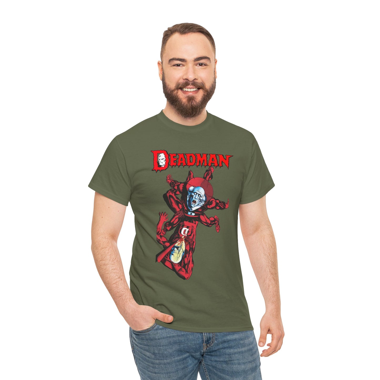 Deadman T-Shirt - Neal Adams Art - Boston Brand - DC Comics Silver Age Character