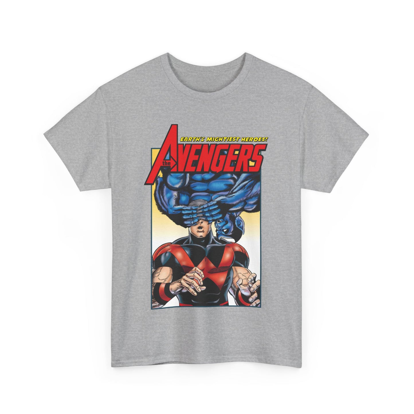 Avengers T-Shirt - George Perez Art - Wonder Man & Beast (Simon Williams & Hank McCoy) - Marvel Comics
