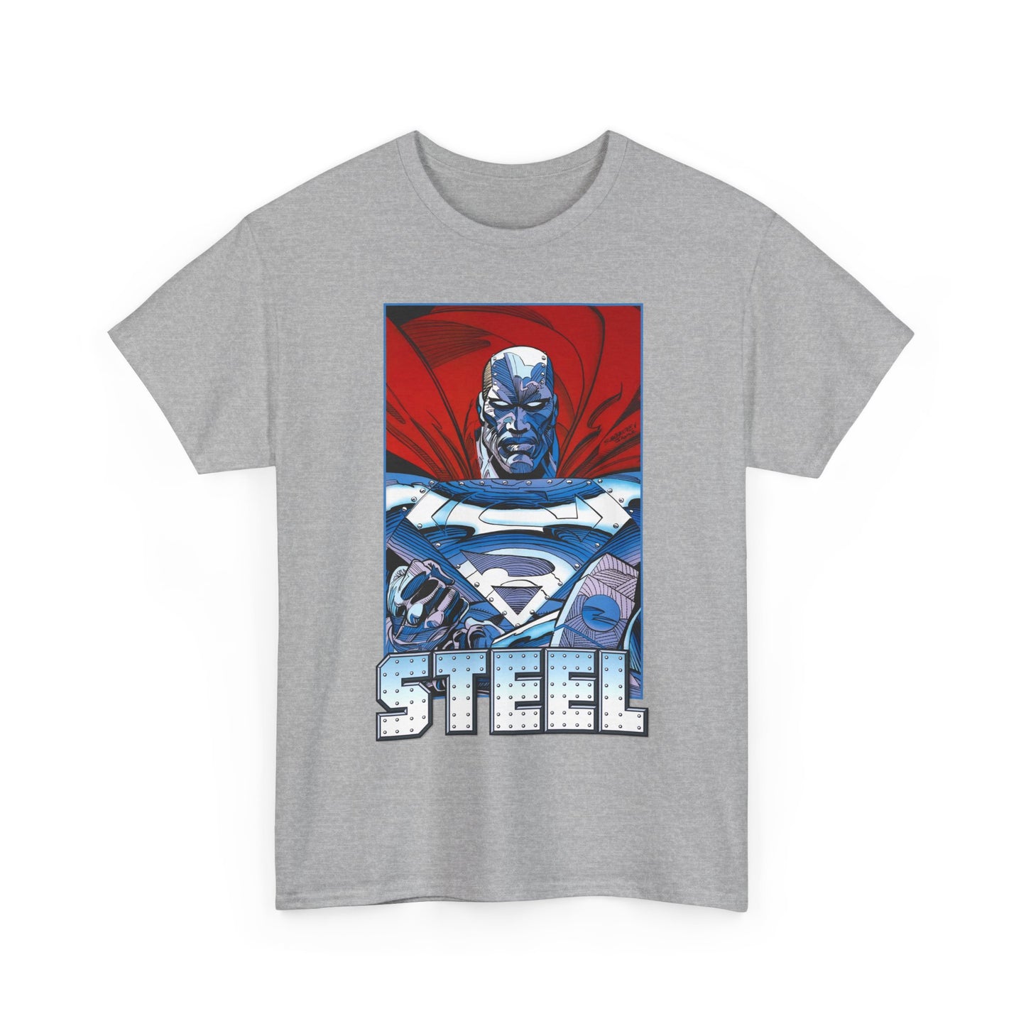 Steel T-Shirt - Superman Family - Reign of the Supermen - John Henry Irons - Steelworks - DC Comics