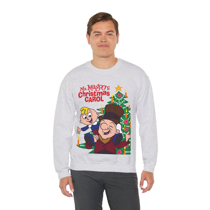 Mr. Magoo's Christmas Carol Crewneck Sweatshirt - UPA 1960s TV Holiday Special