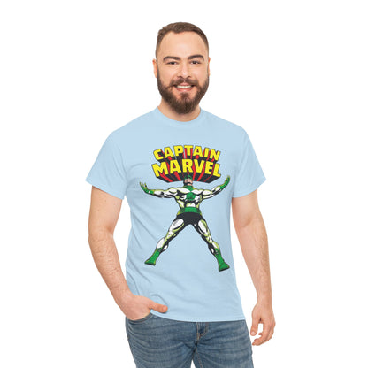 Captain Marvel T-Shirt - Gene Colan Art - #1 Cover Art, 1968 - Marvel Comics