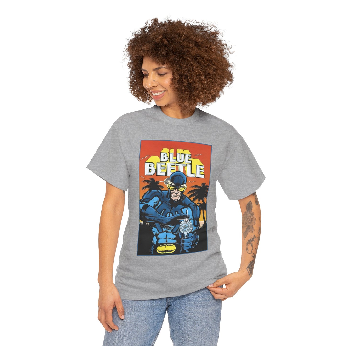 Blue Beetle T-Shirt - Ted Kord - 1980s DC Series - DC Comics