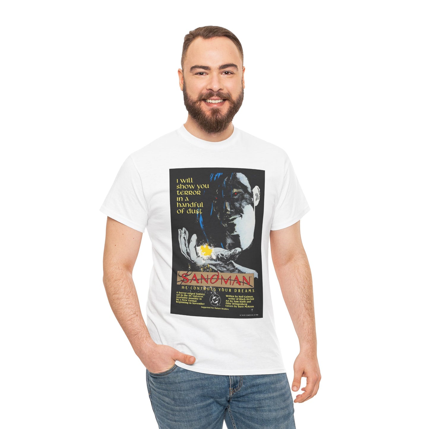 Sandman Ad T-Shirt - 1988 DC/Vertigo Comics