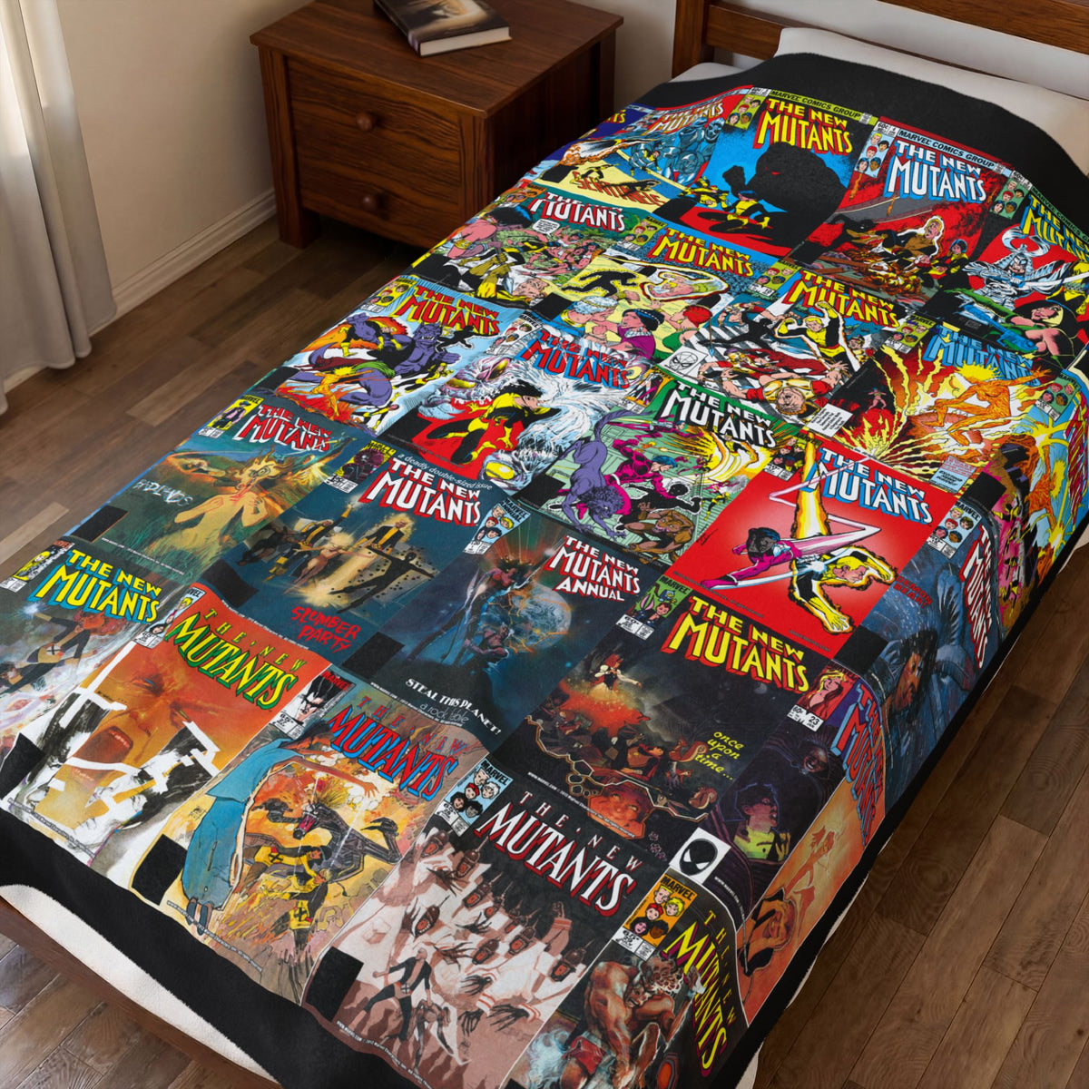 New Mutants Blanket - Bob McLeod and Bill Sienkiewicz Art - Marvel Comics - Soft & Comfy