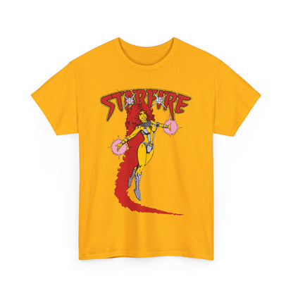Starfire T-Shirt - George Perez Art - Popular New Teen Titans Character - DC Comics - Tamaran Princess