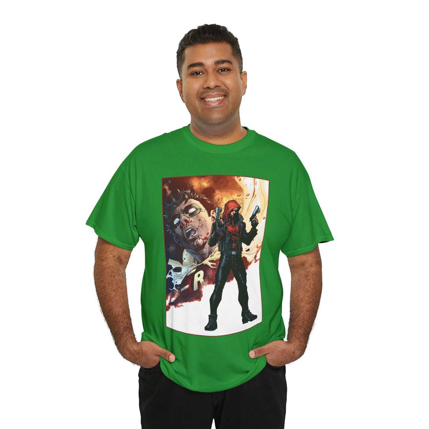 Red Hood T-Shirt - Jim Lee Art - Jason Todd, Batman Sidekick - DC Comics