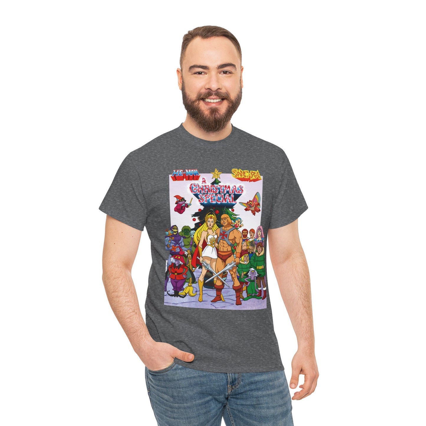 He-Man & She-Ra: A Christmas Special T-Shirt - Masters of the Universe, Princess of Power - Skeletor, Fisto, Orko, Kowl, Madame Razz - Filmation