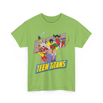 Teen Titans T-Shirt - Robin, Wonder Girl, Kid Flash, Speedy, Bumblebee, Mal, Aqualad - DC Comics