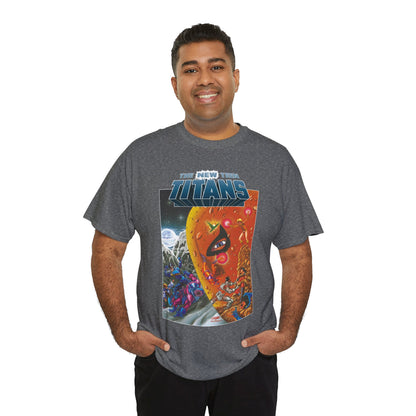 New Teen Titans T-Shirt - George Perez Art - Judas Contract - Deathstroke, Nightwing, Terra, Jericho, Raven, Cyborg, Wonder Girl - DC Comics