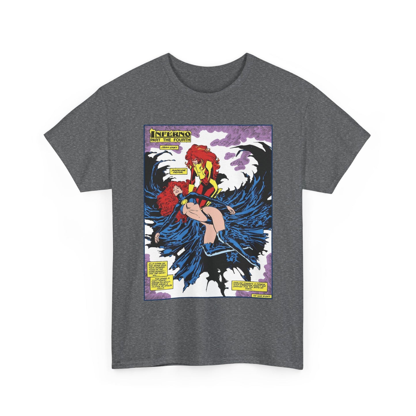 Jean Grey/Madelyne Prior T-Shirt - Marc Silvestri Art - Inferno, Uncanny X-Men #243 Page - Marvel Comics