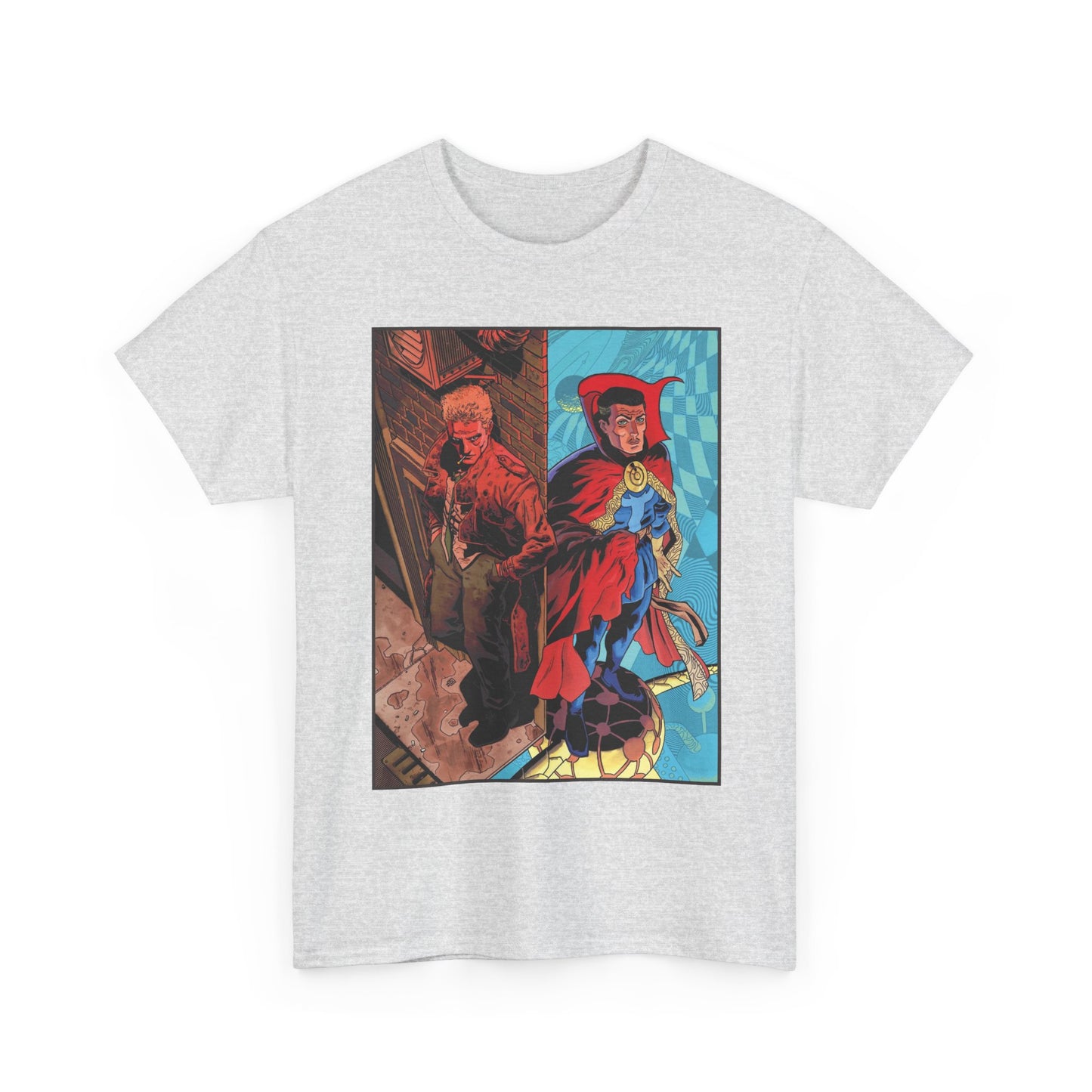 John Constantine & Dr. Strange T-Shirt - DC & Marvel Comics