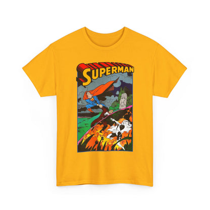Superman T-Shirt - Mike Mignola Art - Vs Silver Banshee - DC Comics