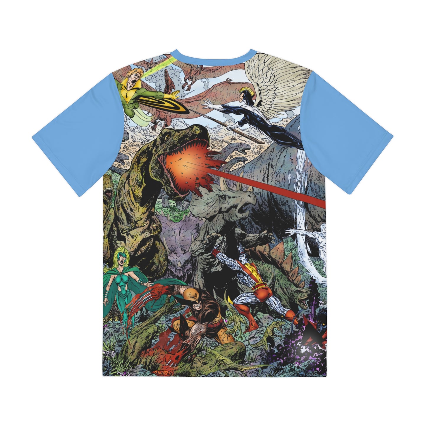 Uncanny X-Men in the Savage Land All Over Print Tee (Polyester) - John Byrne Art - Marvel Comics