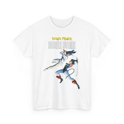 Diana Prince Wonder Woman  T-Shirt - From Diana's 1970s White Suit No-Powers Years - Bronze Age DC Comics