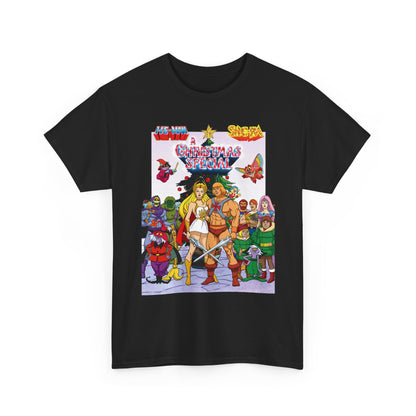 He-Man & She-Ra: A Christmas Special T-Shirt - Masters of the Universe, Princess of Power - Skeletor, Fisto, Orko, Kowl, Madame Razz - Filmation