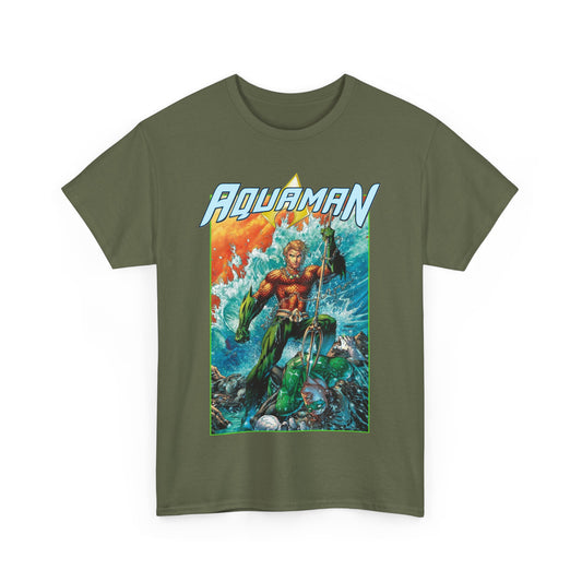 Aquaman T-Shirt - Jim Lee Art - DC New 52 - Arthur Curry, King of Atlantis - DC Comics