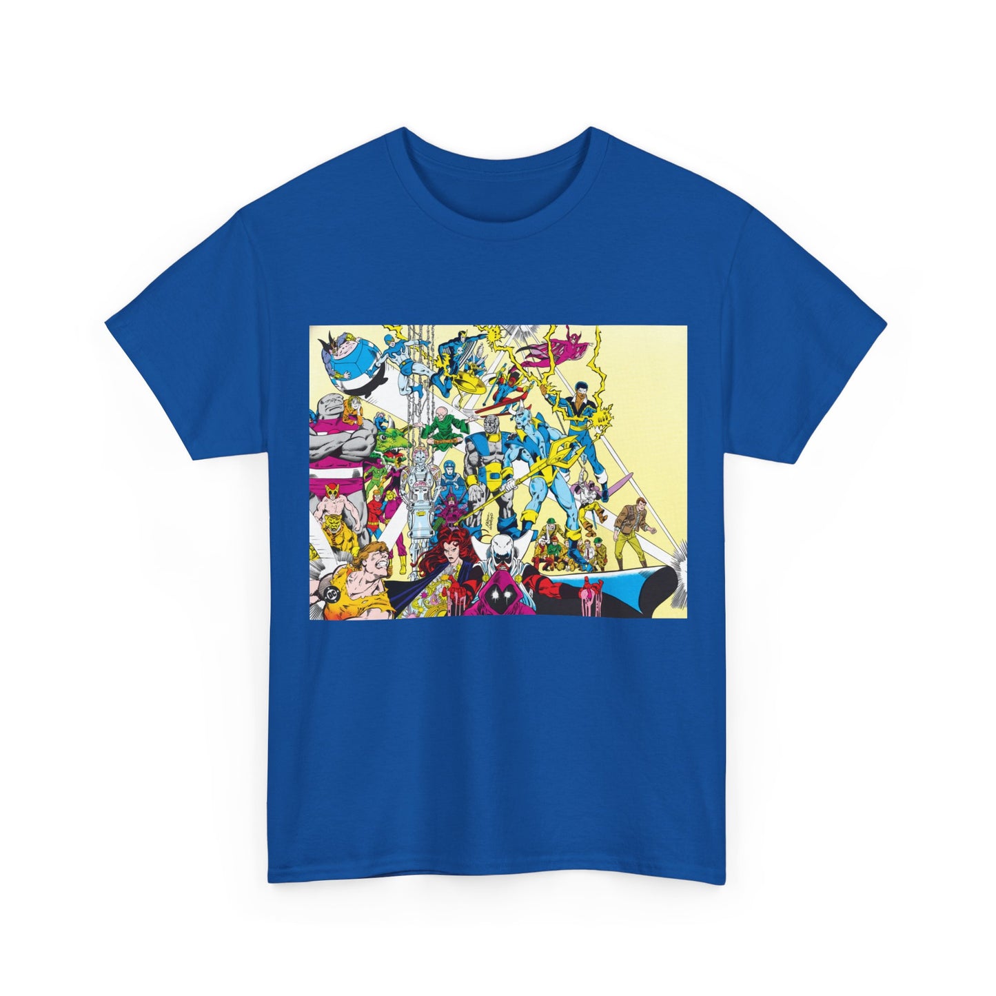 Who's Who in the DC Universe T-Shirt - George Perez Art - Black Lightning, Black Orchid - #3 Cover Art - DC Comics