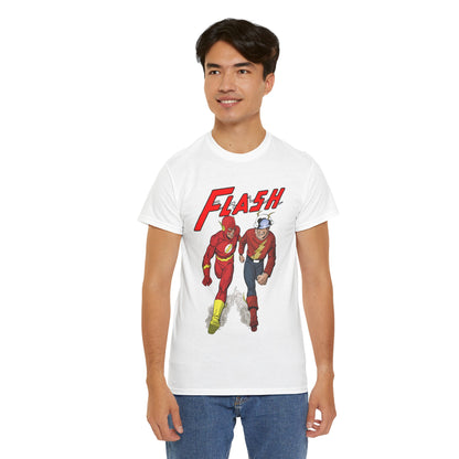 Flash T-Shirt - John Byrne - Barry Allen, Jay Garrick - Golden Age, Silver Age - DC Comics