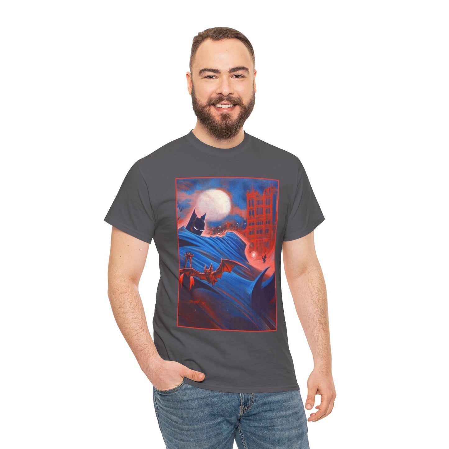 Batman Holy Terror T-Shirt - Norm Breyfogle Painted Promotional Art - Elseworlds - DC Comics