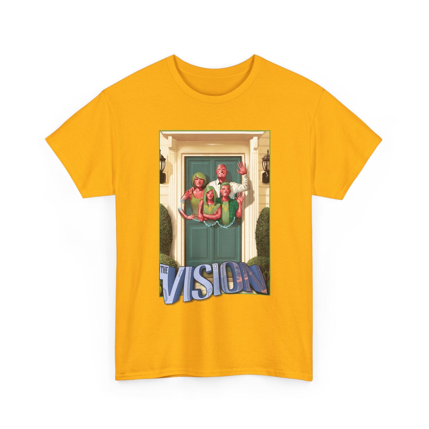 Vision T-Shirt - Mike Del Mundo Art - Avengers Member - The Visions Family - Tom King Story - Future MCU Series - Marvel Comics