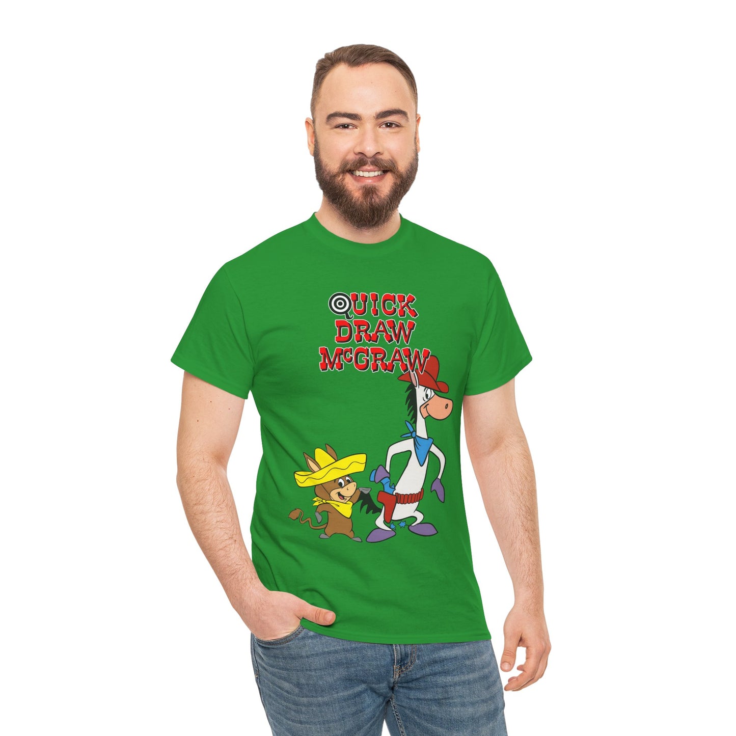 Quick Draw McGraw T-Shirt - Baba Looey - Hanna-Barbera Cartoon - Popular 1960s TV Animation