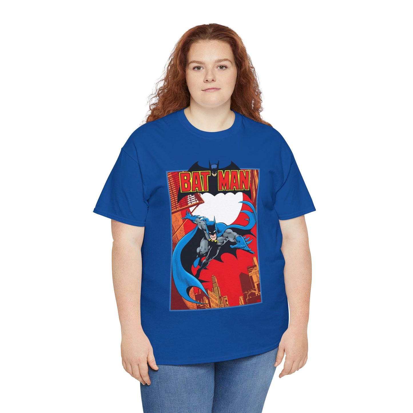Batman T-Shirt - Jim Aparo Art - Untold Tales Cover - DC Comics Bronze Age - Batman Flying in Front of the Moon - Caped Crusader, Gotham City