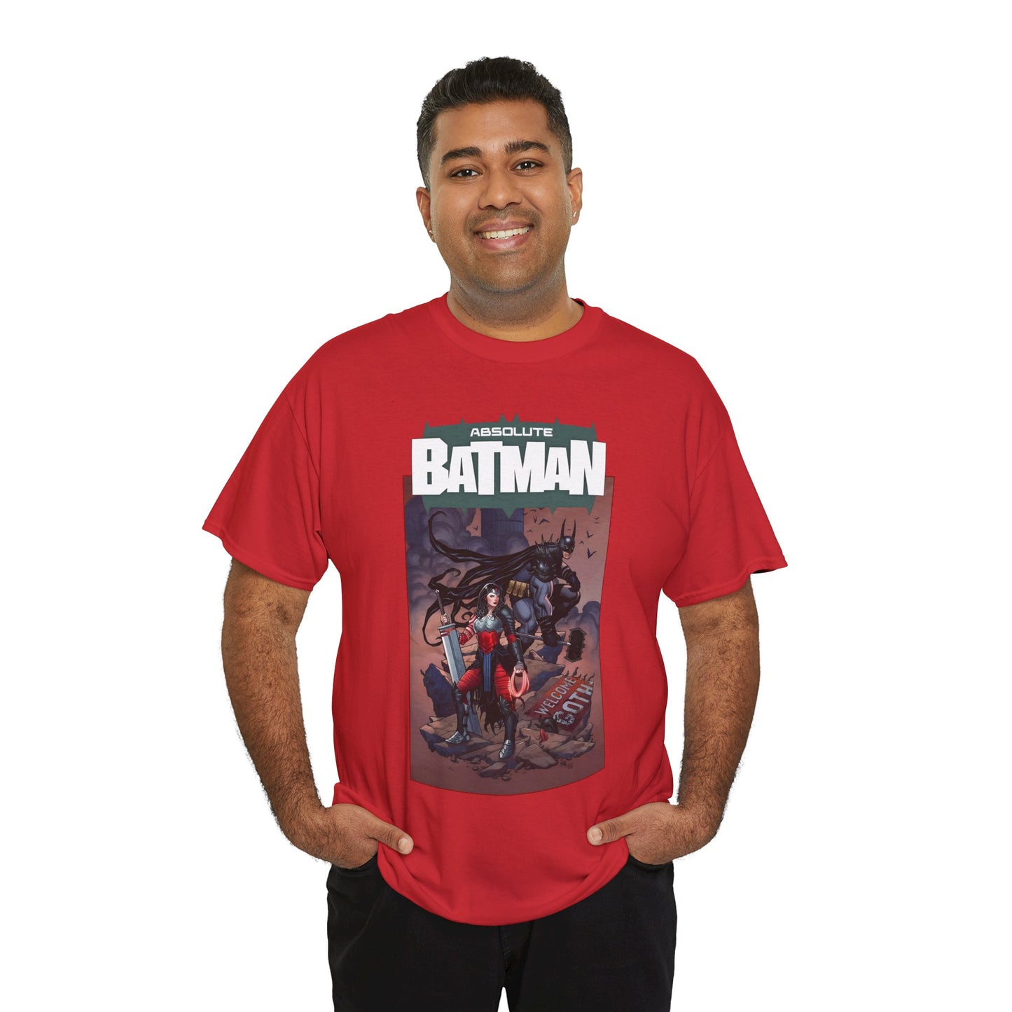 Absolute Batman & Absolute Wonder Woman T-Shirt - Frank Cho Art - DC Comics