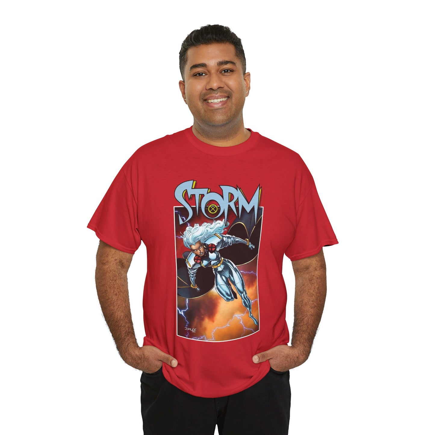 Storm T-Shirt - Jim Lee Art - Ororo - Uncanny X-Men Member & Leader - Heroic Mutant - Marvel Comics