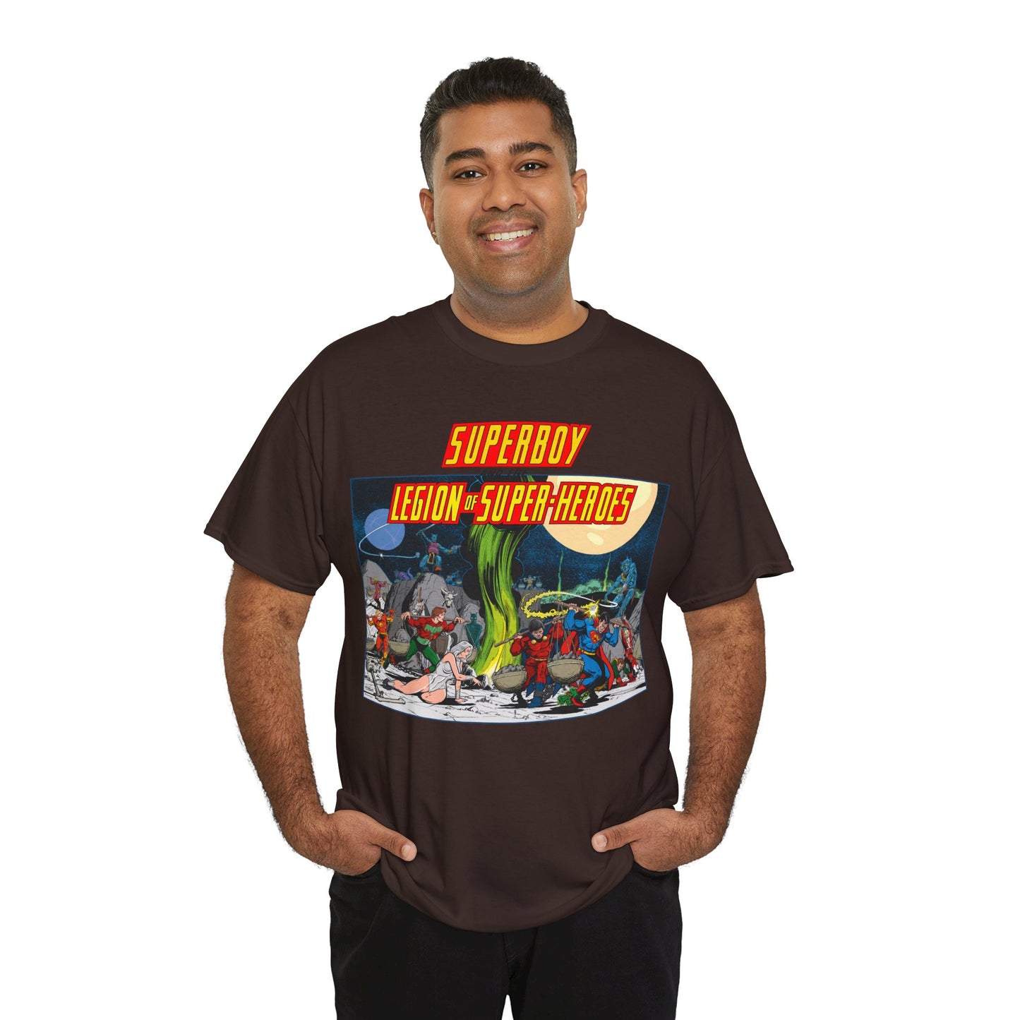 Superboy & Legion of Super-Heroes T-Shirt - Jim Starlin Art - DC Comics