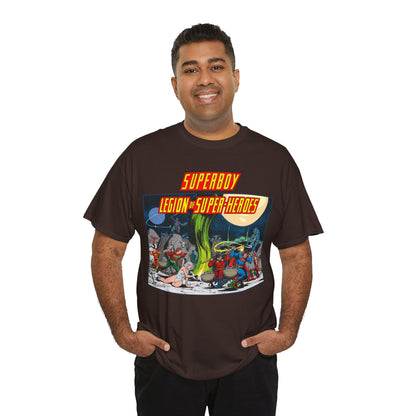 Superboy & Legion of Super-Heroes T-Shirt - Jim Starlin Art - DC Comics