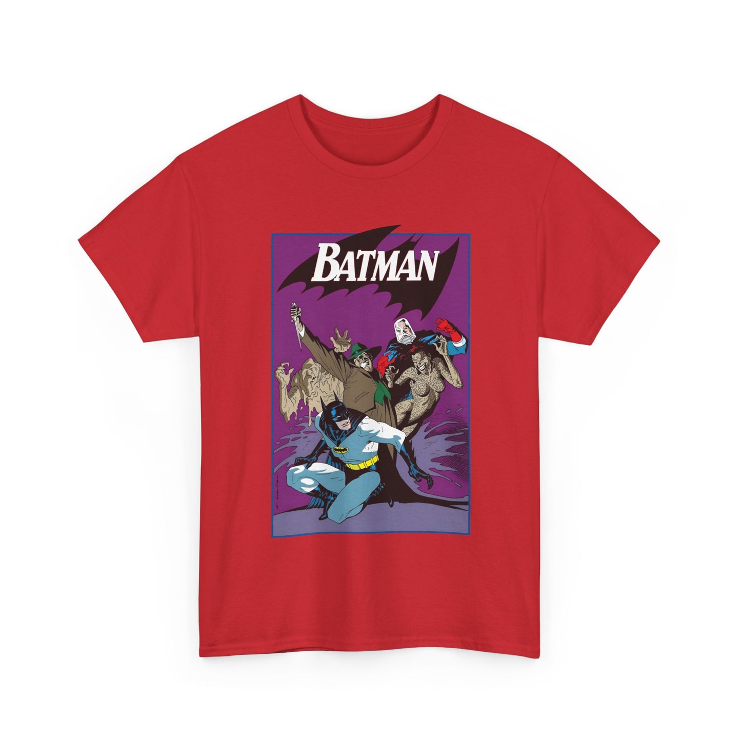 Batman & Clayface T-Shirt - Kevin Nowlan Art - Gotham, Bruce Wayne - DC Comics