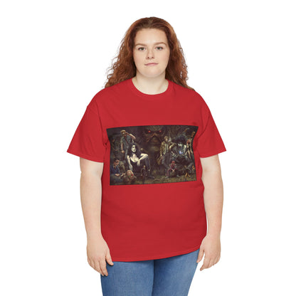 Vertigo Poster T-Shirt - Lee Bermejo Art - Swamp Thing, Sandman, Death, Spider Jerusalem, Shade - DC Comics
