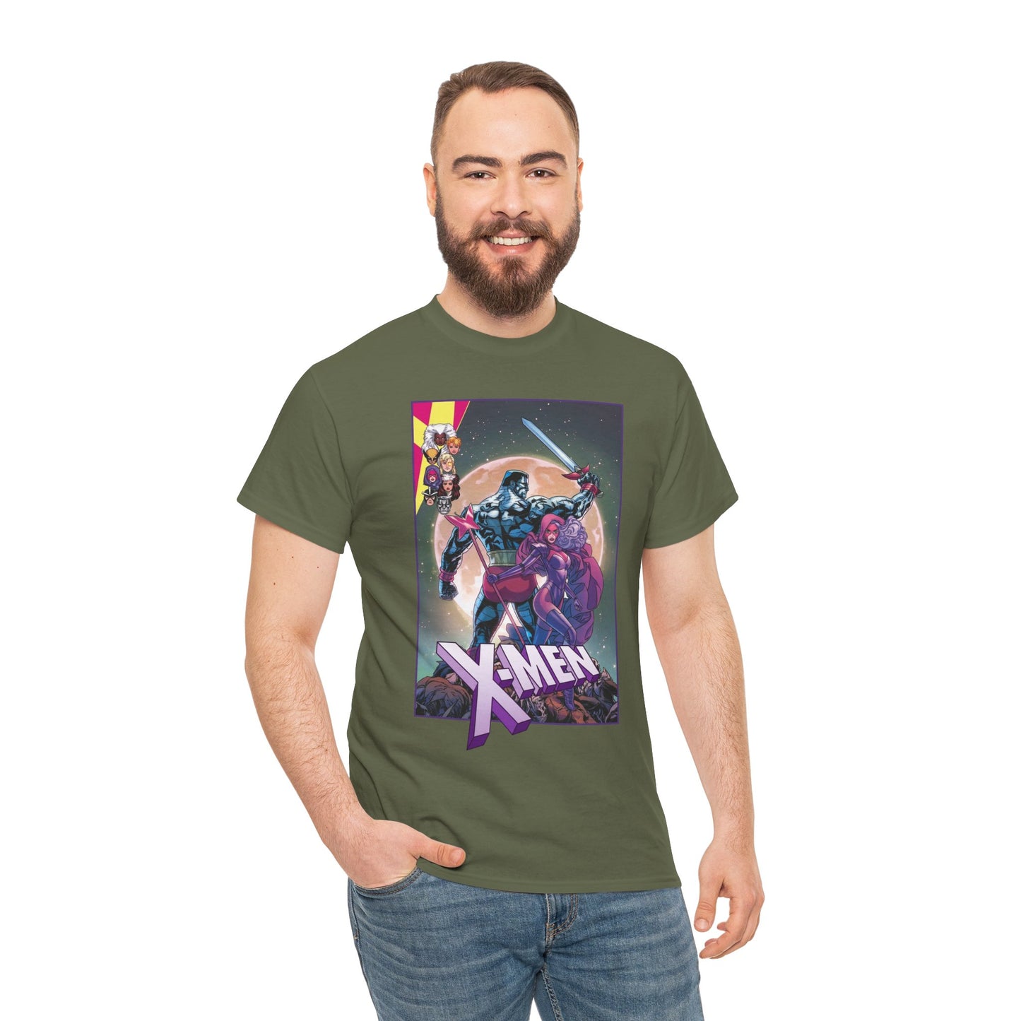 X-Men T-Shirt - Russell Dauterman Art - Colossus & Psylocke - Marvel Comics