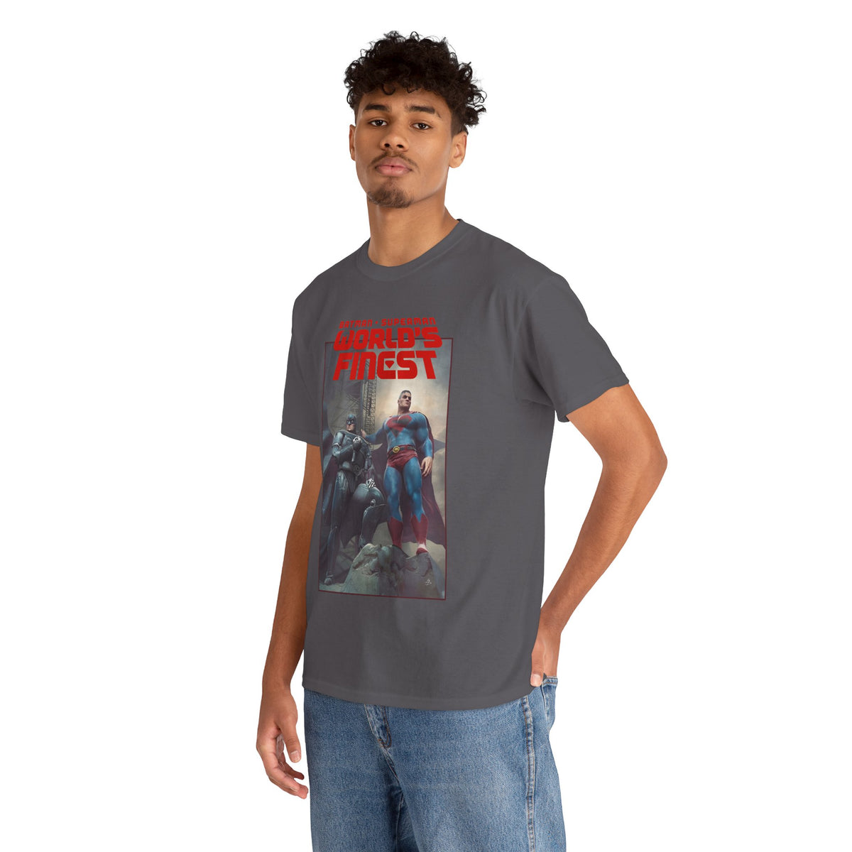 Batman Superman World's Finest T-Shirt - Björn Barends Art - #20 Variant Cover Art - DC Comics