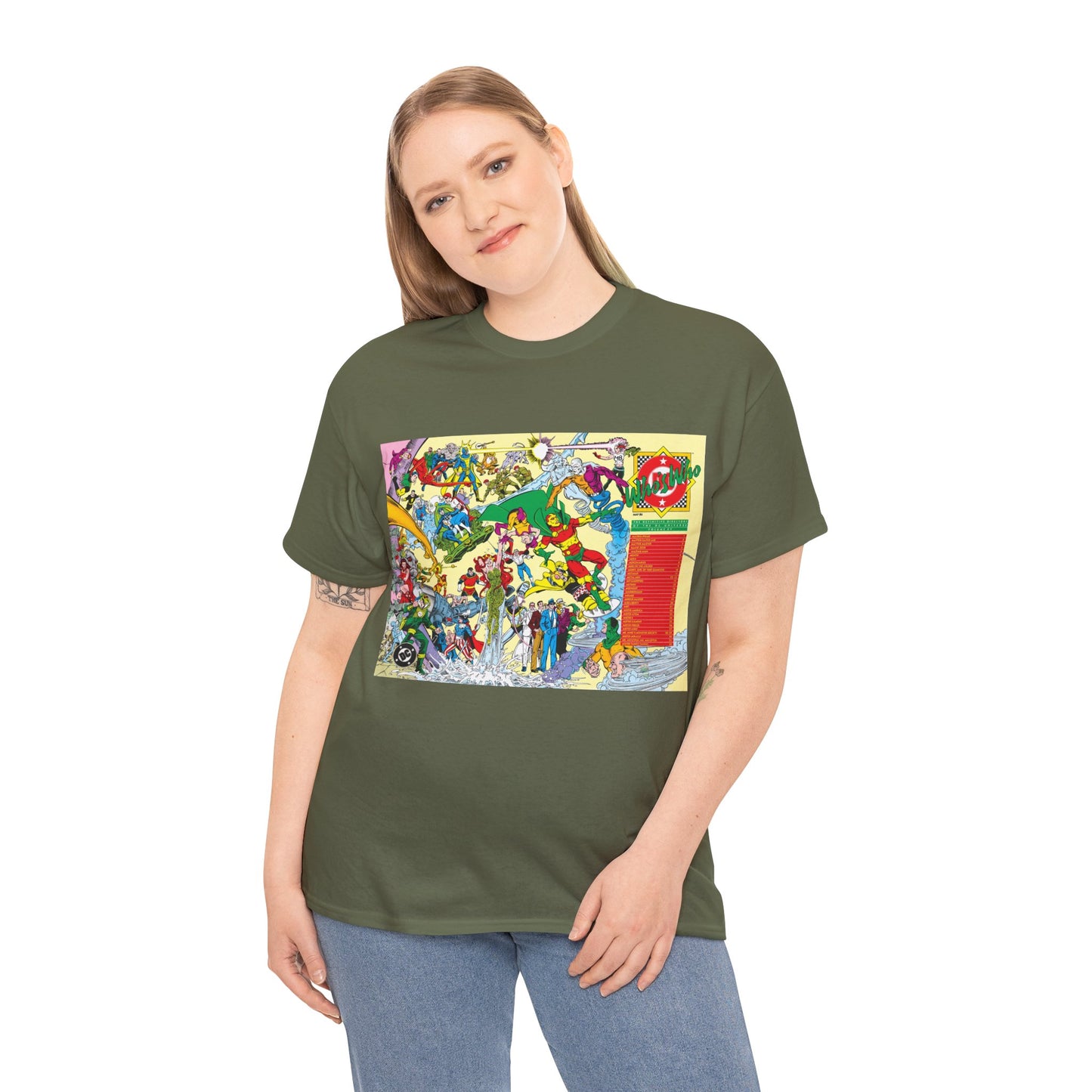 Who's Who in the DC Universe T-Shirt - George Perez Art - Mr. Miracle, Metamorpho - #15 Cover Art - DC Comics