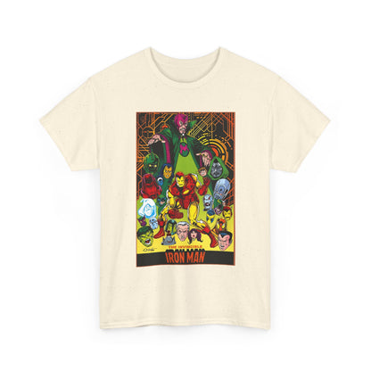 Iron Man T-Shirt - Bob Layton Art - Tony Stark - Ultron, Doctor Doom, The Mandarin, The Beetle - Marvel Comics