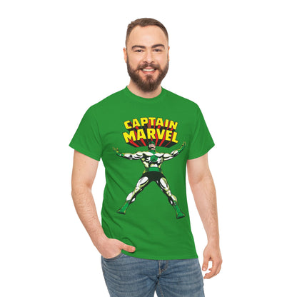 Captain Marvel T-Shirt - Gene Colan Art - #1 Cover Art, 1968 - Marvel Comics