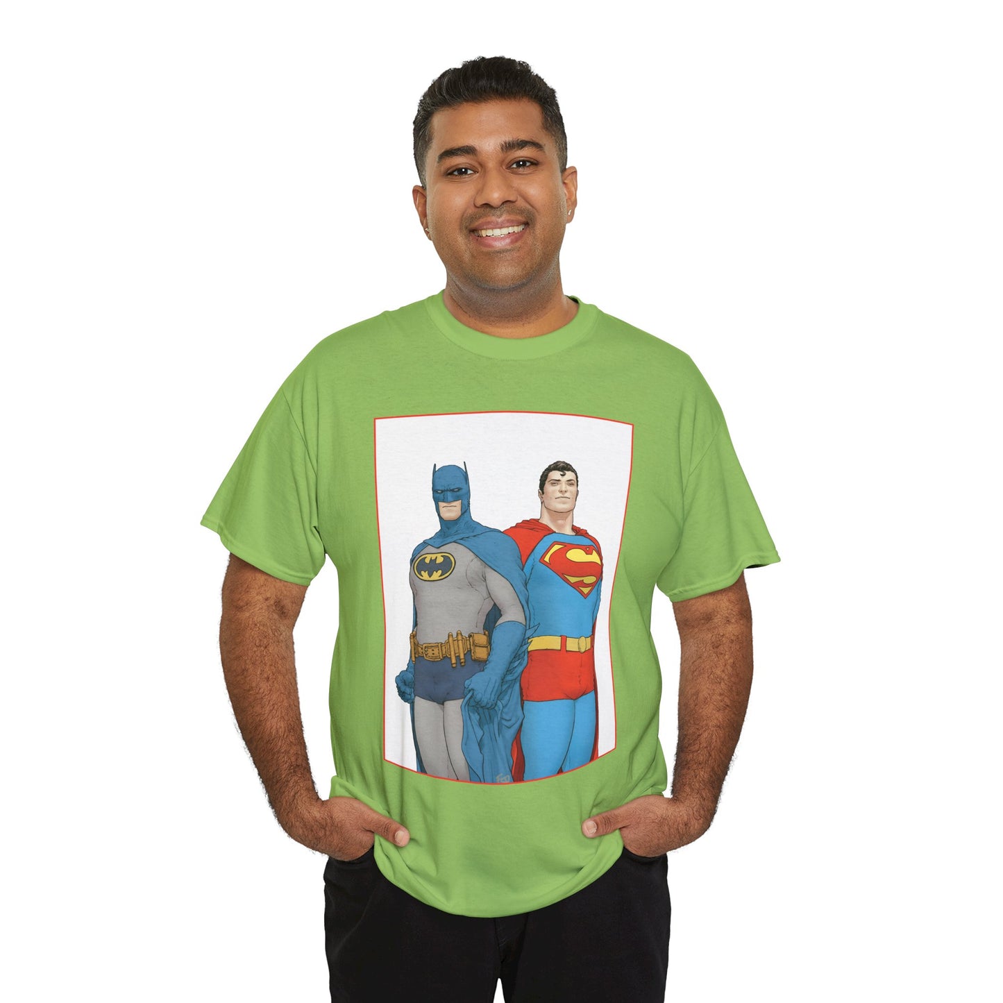 Superman & Batman T-Shirt - Frank Quitely Art - World's Finest Variant Cover Art - DC Comics