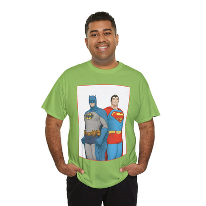 Superman & Batman T-Shirt - Frank Quitely Art - World's Finest Variant Cover Art - DC Comics