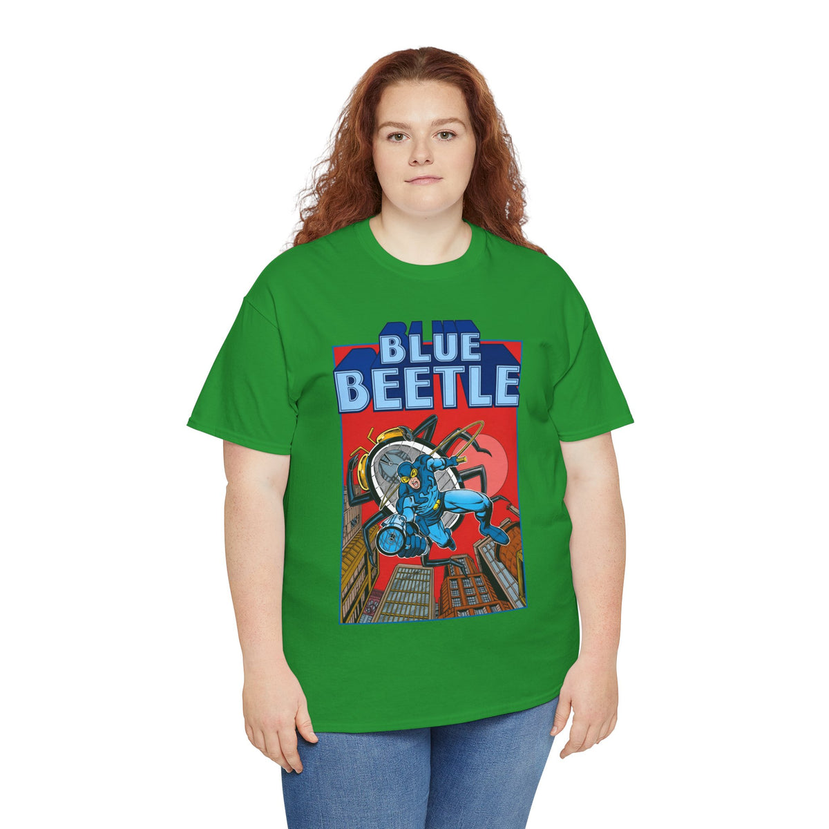 Blue Beetle T-Shirt - Paris Cullins Art - Ted Kord - DC Comics