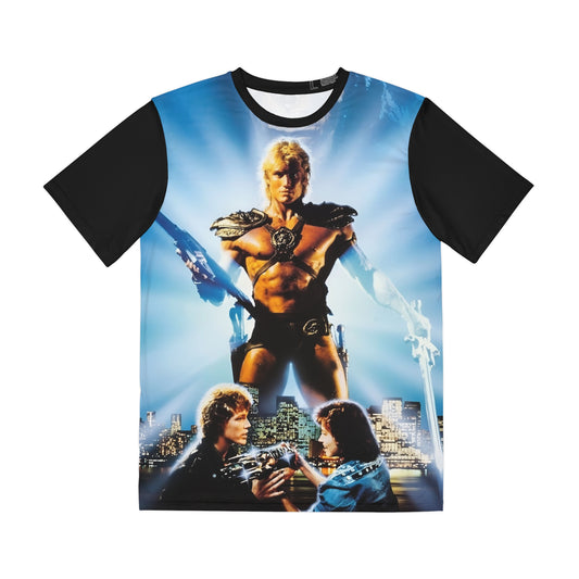 Masters of the Universe Polyester Tee (All-Over Print) - 1987 Movie Poster Art - Dolph Lundgren