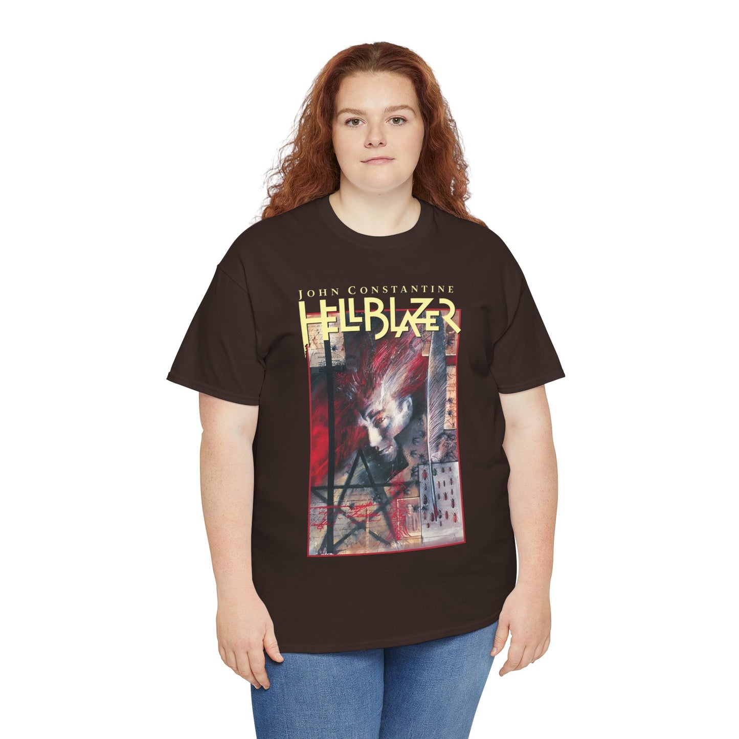 John Constantine Hellblazer T-Shirt - Dave McKean Art - DC Comics/Vertigo