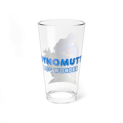 Dynomutt & Blue Falcon Pint Glass, 16oz - Hanna-Barbera Saturday Morning Cartoon - 1980s