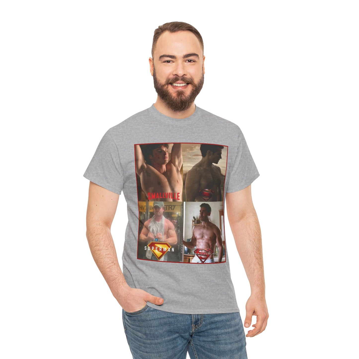 Shirtless Supermen T-Shirt - DC Comics