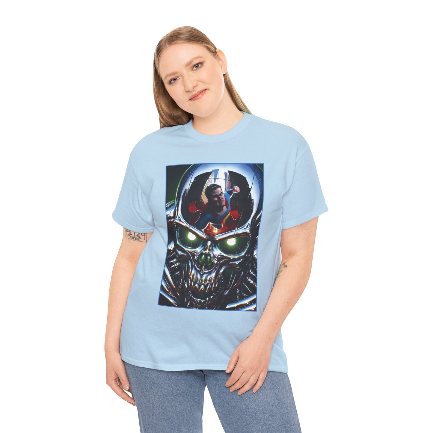 Superman T-Shirt - Steve Beach Art - Vs Metallo - Action Comics #1051 Cover - DC Comics