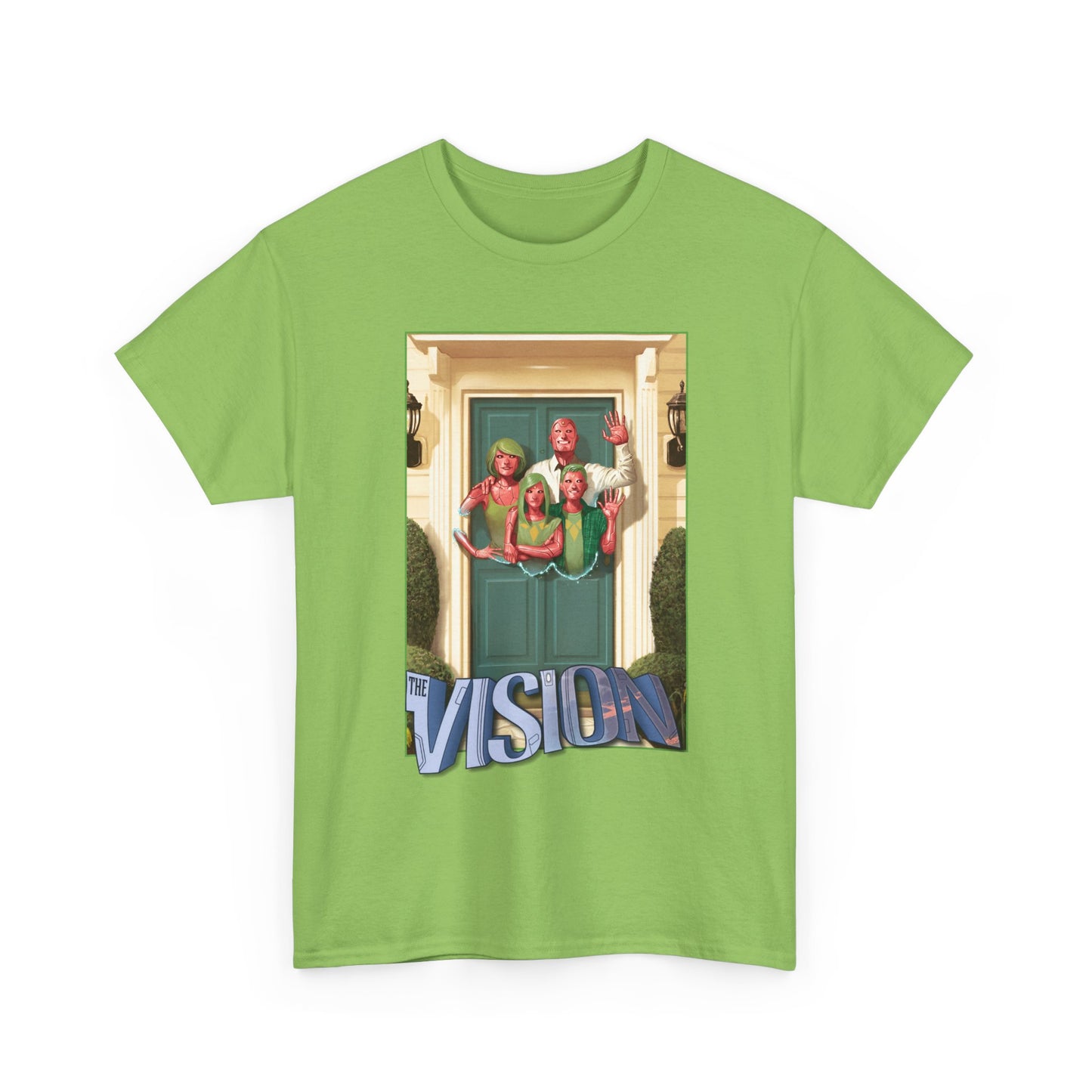Vision T-Shirt - Mike Del Mundo Art - Avengers Member - The Visions Family - Tom King Story - Future MCU Series - Marvel Comics